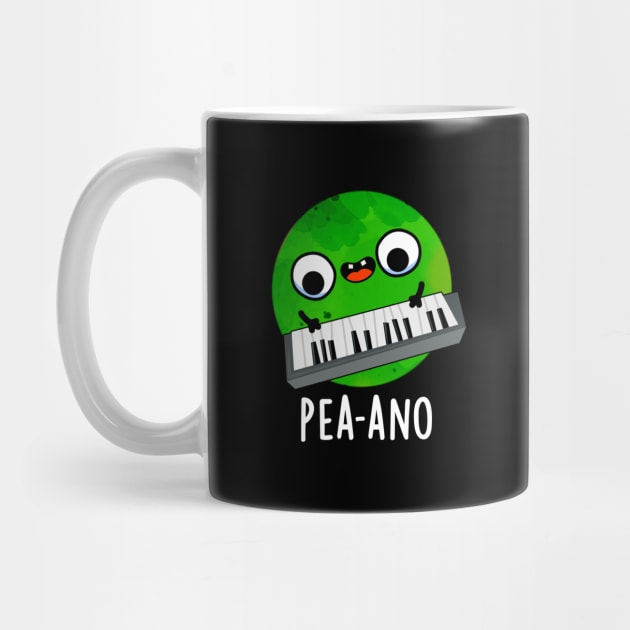 Pea-ano Funny Music Veggie Pea Pun by punnybone